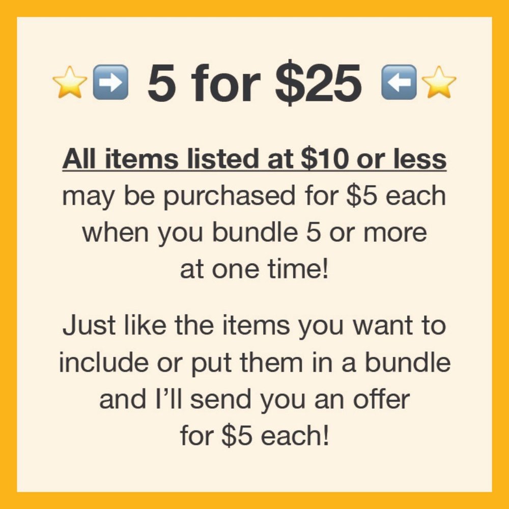 😍🩷💝 ➡️ 5 for $25 ⬅️ 😍🩷💝